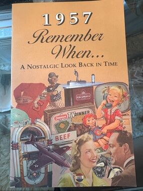 Remember When... 1957 Nostalgic Look Back in Time - Orange Cover